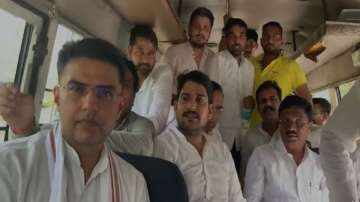 Sachin Pilot and other Congress leaders detained by Delhi Police on way to Congress headquarters