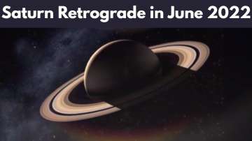 Saturn Retrograde in June 2022