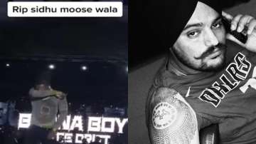 Nigerian rapper Burna Boy pays tribute to Sidhu Moose Wala, breaks down on stage in viral video | WA