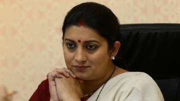 Union Minister Smriti Irani.