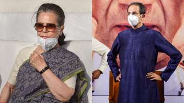 Congress interim chief Sonia Gandhi and Maharashtra CM Uddhav Thackeray