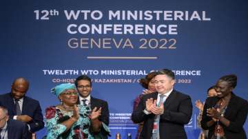 WTO ministers reach deals on fisheries food COVID vaccines, WTO ministers, 12th WTO ministerial conf