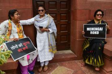 Opposition protest in Parliament