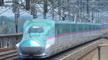 Shinkansen E5 series bullet train.