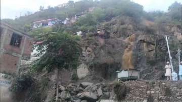 Some vehicles were stuck in mudslides and the highway was blocked for some time. 