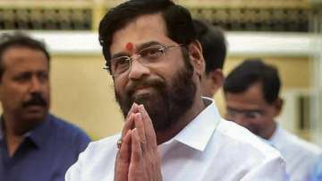 Eknath Shinde was flanked by 12 Shiv Sena Lok Sabha members who had written to Speaker Om Birla to change the leader of the parliamentary party.