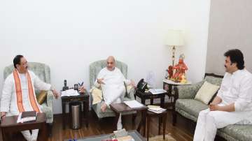 Kuldeep Bishnoi, Congress Mla Kuldeep Bishnoi Meets Amit Shah, Kuldeep Bishnoi Meets Jp Nadda, Amit 