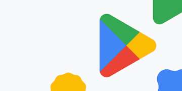 Google Play Store's new 10th anniversary logo.