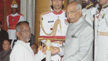 Ilaiyaraaja with President Ram Nath Kovind