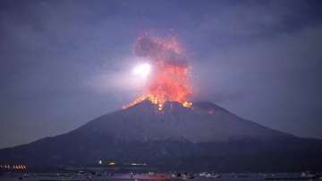 Japan's Sakurajima volcano