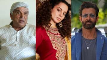 Javed Akhtar, Kangana Ranaut, Hrithik Roshan