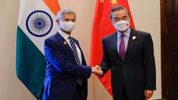 Bali: External Foreign Minister Subrahmanyam Jaishankar with Chinese Foreign Minister Wang Yi during their bilateral meeting ahead of the G20 Foreign Ministers Meeting in Nusa Dua, Bali, Indonesia, Thursday, July 7, 2022