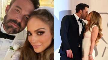 Jennifer Lopez gets married to Ben Affleck after 20 years, looks stunning in her bridal outfit