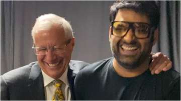 Kapil Sharma with Canadian minister Victor Fedeli