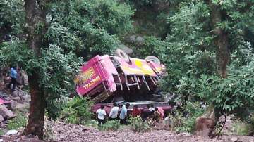 Bus overturns in J&K's Udhampur, several feared injured or dead