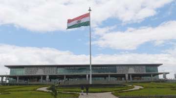 A view of the Deoghar Airport which will be inaugurated by Prime Minister Narendra Modi on Tuesday.