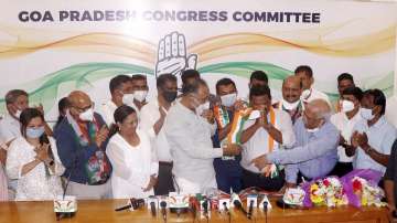 Goa Congress Crisis, Goa Congress Political crisis, goa congress crisis live update, goa congress me