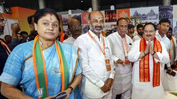 BJP, Telangana, Hyderabad, BJP Telangana, PM Modi, BJP  national executive meet, Modi meets Hyderaba