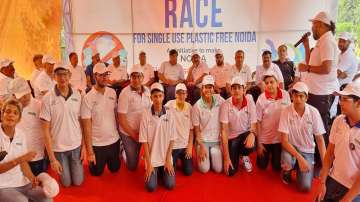 Single use plastic ban Noida authority anti plastic drive culminates in Sector 77 today, latest news
