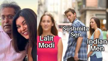 Sushmita Sen and Lalit Modi 