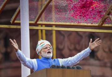PM Modi delivered a speech at Red Fort on Independence Day, August 15. 