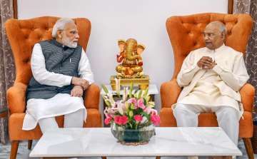 PM Modi with former President Ram Nath Kovind