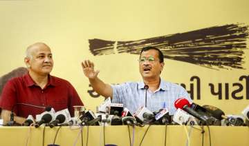 Arvind Kejriwal and Manish Sisodia are on a visit to Gujarat ahead of polls. 