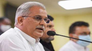 Congress leader Bhupesh Baghel is in Himachal Pradesh to drive the party's campaign there. 