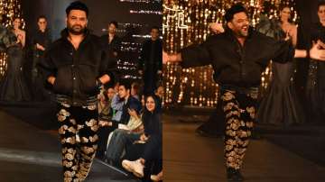 Comedian Kapil Sharma aces his debut runway walk.