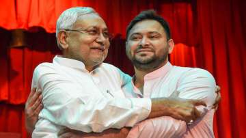 Bihar Chief Minister Nitish Kumar and Deputy CM Tejashwi Yadav