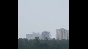 Noida Twin Towers demolition caught live