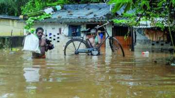 Over 5 lakh people are affected by the flood in 12 districts of Odisha. 