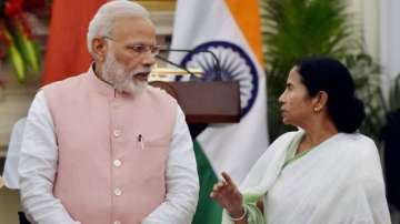 PM Modi and West Bengal CM Mamata Banerjee