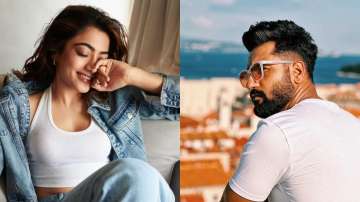 Vicky Kaushal and Rashmika Mandanna hint at sharing the screen.