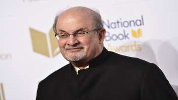 Indian author Salman Rushdie