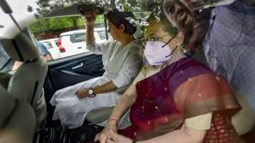 Congress interim Chief Sonia Gandhi and party leader Priyanka Gandhi Vadra