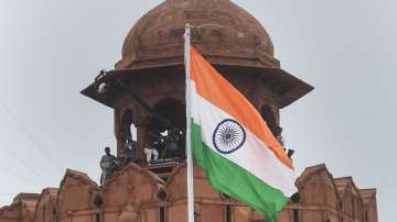 National Flag unfurled at Red Fort on Independence Day 2022