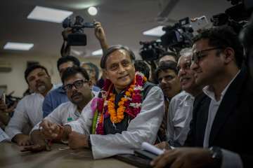 Shashi Tharoor was speaking on Rishi Sunak taking over as the PM of UK. 