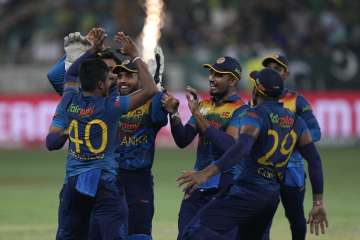 Sri Lankan bowlers put up a spirited show to restrict Pakistan to 147 runs.