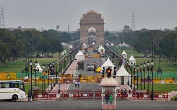 A view of Rajpath which is now Kartavya Path