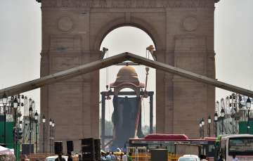 Statue of Netaji which is to be inaugurated