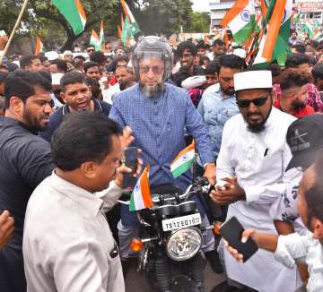 The All India Majlis-e-Ittehadul Muslimeen (AIMIM) chief's car was attacked in Hapur while he was returning to Delhi after attending election-related events in western Uttar Pradesh on February 3