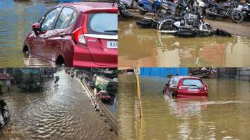 Water logging visuals in Bengaluru due to heavy rain