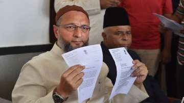 All India Majlis-e-Ittehadul (AIMIM) chief Asaduddin Owaisi.