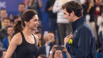 When Deepika Padukone played Tennis with Roger Federer