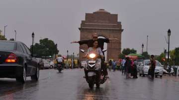 Several areas like Dhaula Kuan, Vikas Marg and Ring Road saw massive traffic jams as a result of the showers.