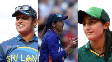 Harmanpreet Kaur, Bismah Maroof, Chamari Athapaththu