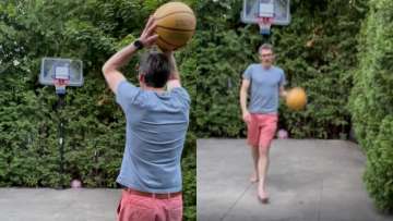 Viral Video: 70-year old man leaves netizens stunned as he spins basketball like a top player