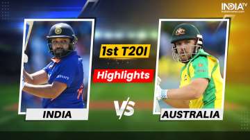 India vs Australia, 1st T20I: Highlights