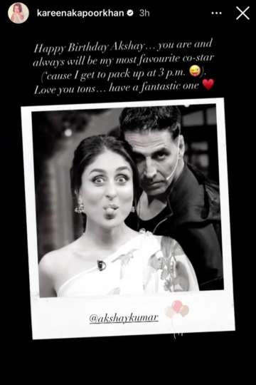 Kareena Kapoor wishes 'Khiladi of Bollywood' Akshay Kumar on his birthday,  shares a goofy photo | Celebrities News – India TV